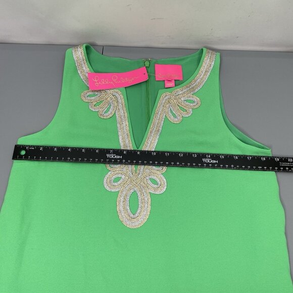 Lilly Pulitzer Dress Cherlyn Soft Shift Preppy Resortwear Beach Cruise Green 6 - Picture 8 of 10